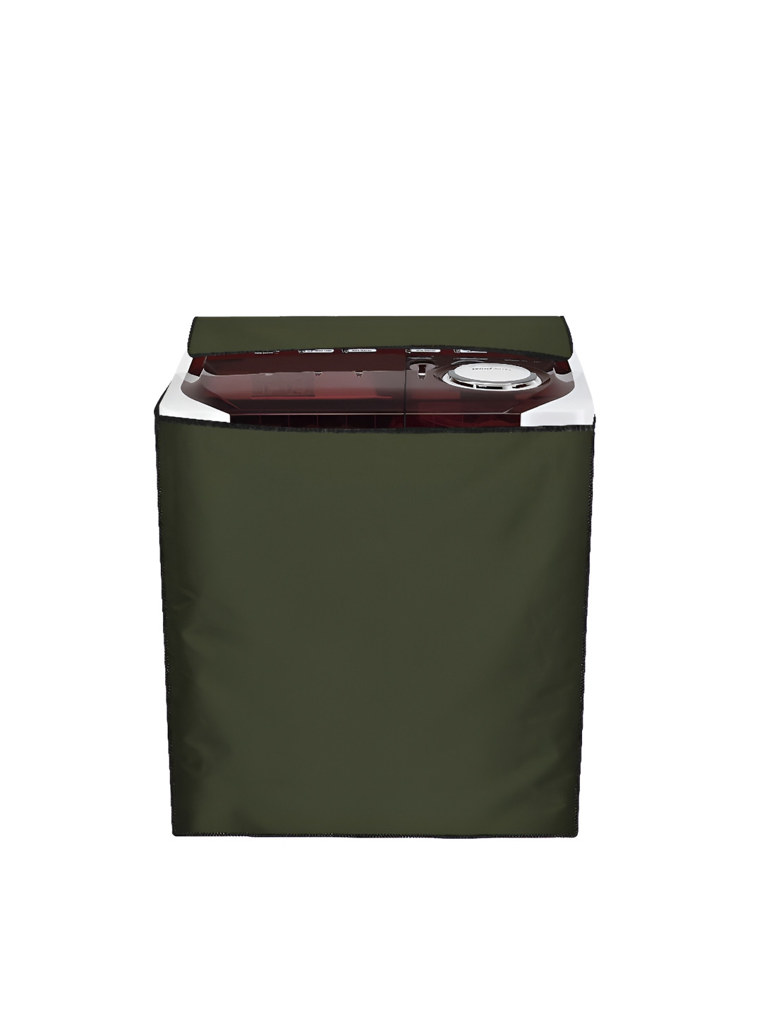 Star Weaves Green Waterproof Semi Automatic Washing Machine Cover