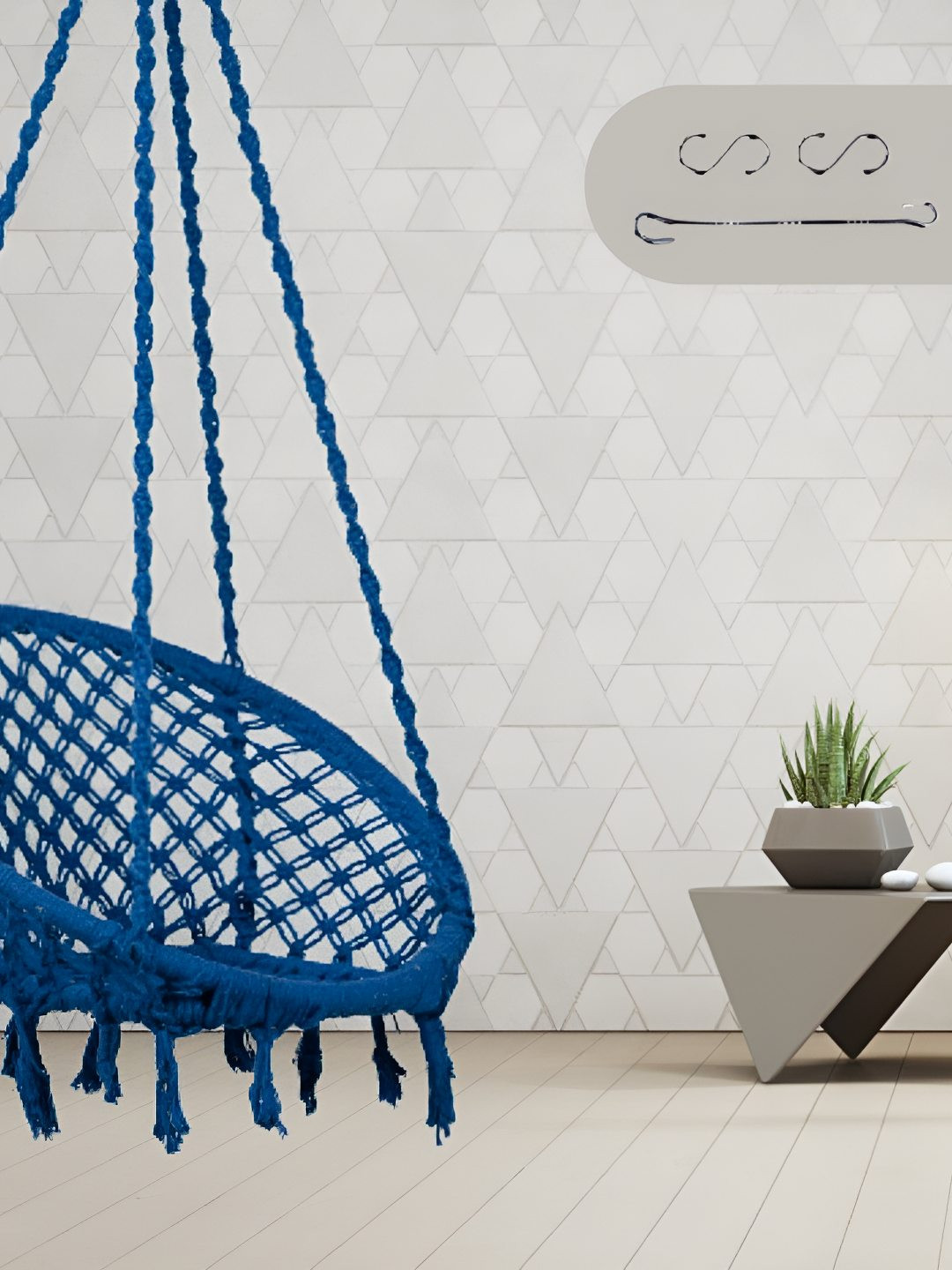 Swingzy Blue Hammock Hanging Swing