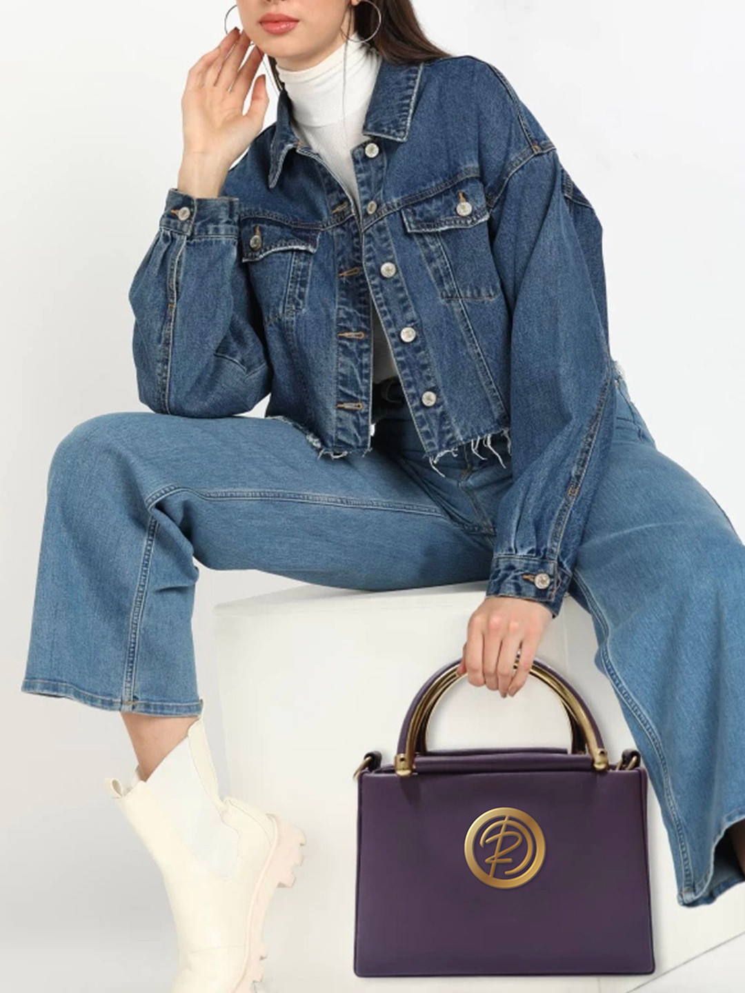 RUVERO PU Handheld Bag