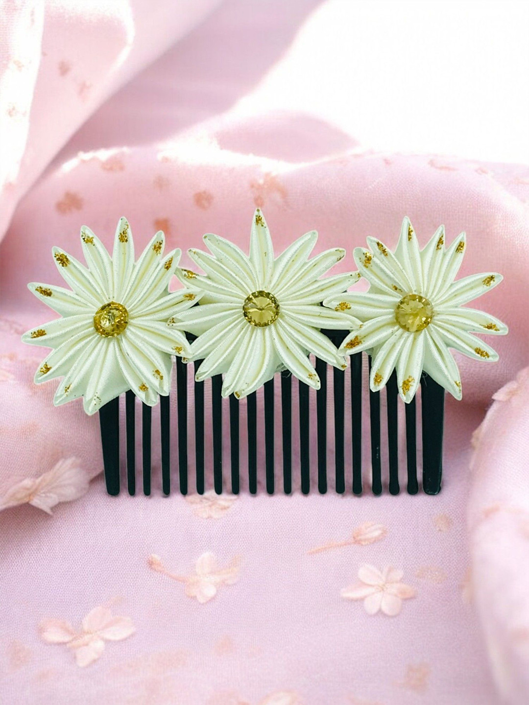 GADINFASHION Women Flower Hair Comb
