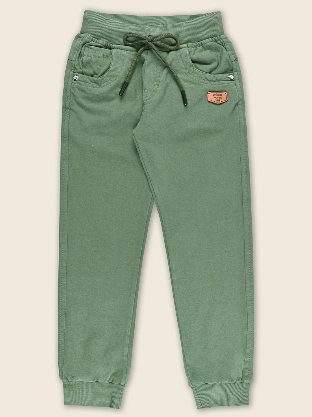 Wish Karo Boys  Cotton Elastic Casual Trouser