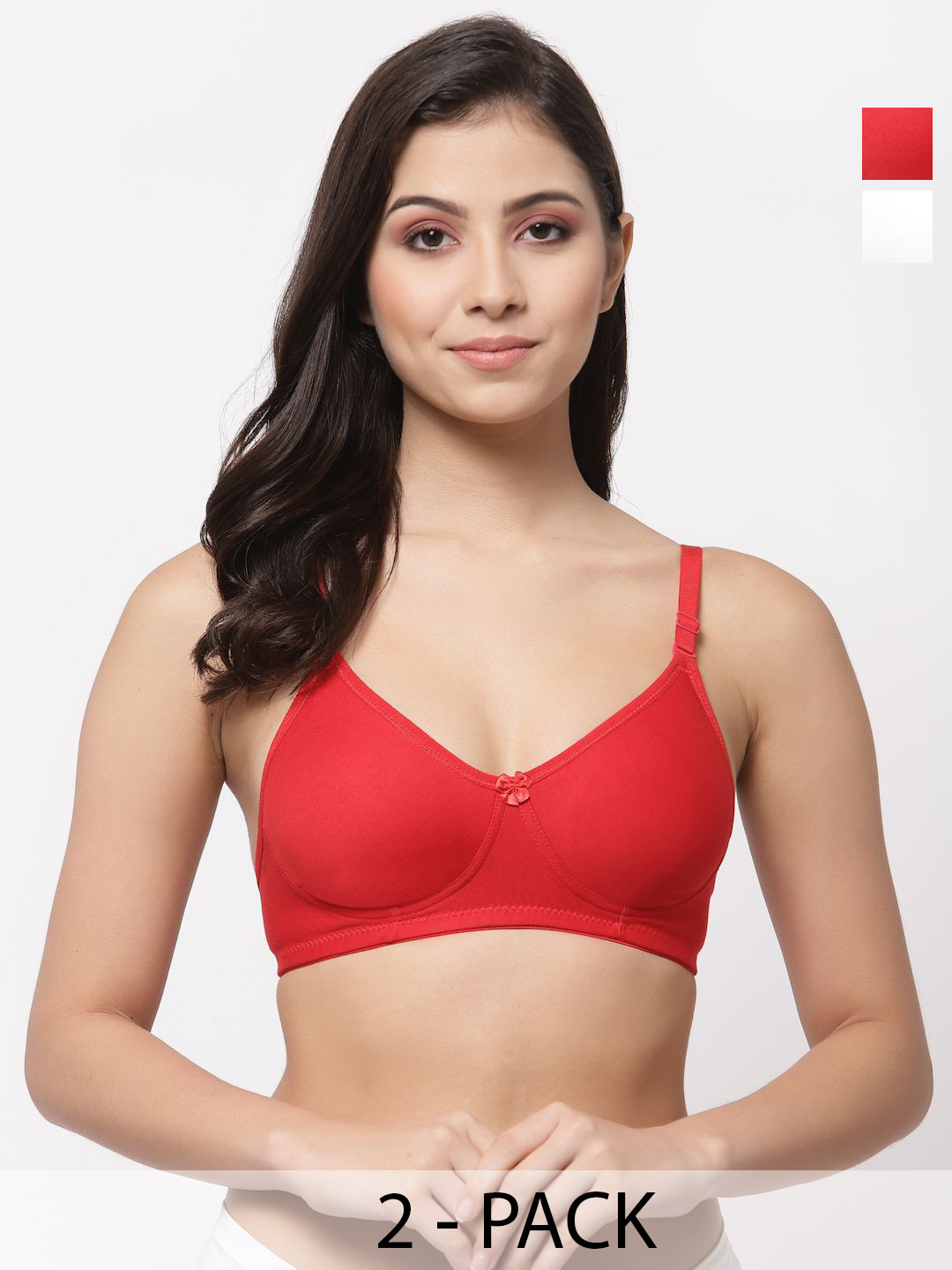 College Girl Solid Full Coverage Non Padded Non-Wired Regular T-shirt Bra
