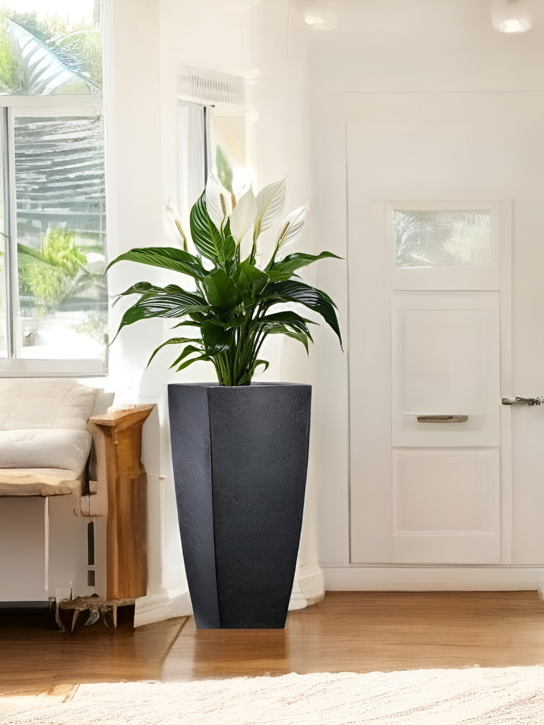 Go Hooked Decorative Planter & Indoor Outdoor  Flower Pot Matrix (12X24)