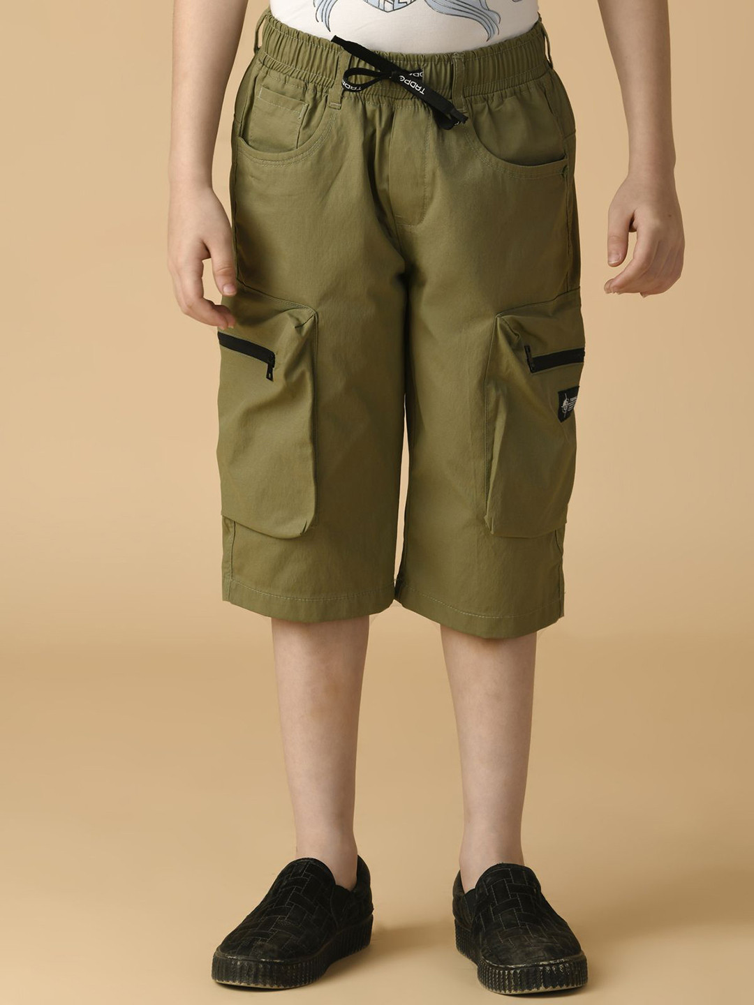 Albion By CnM Boy Mid-Rise Relaxed Fit Cargo Shorts