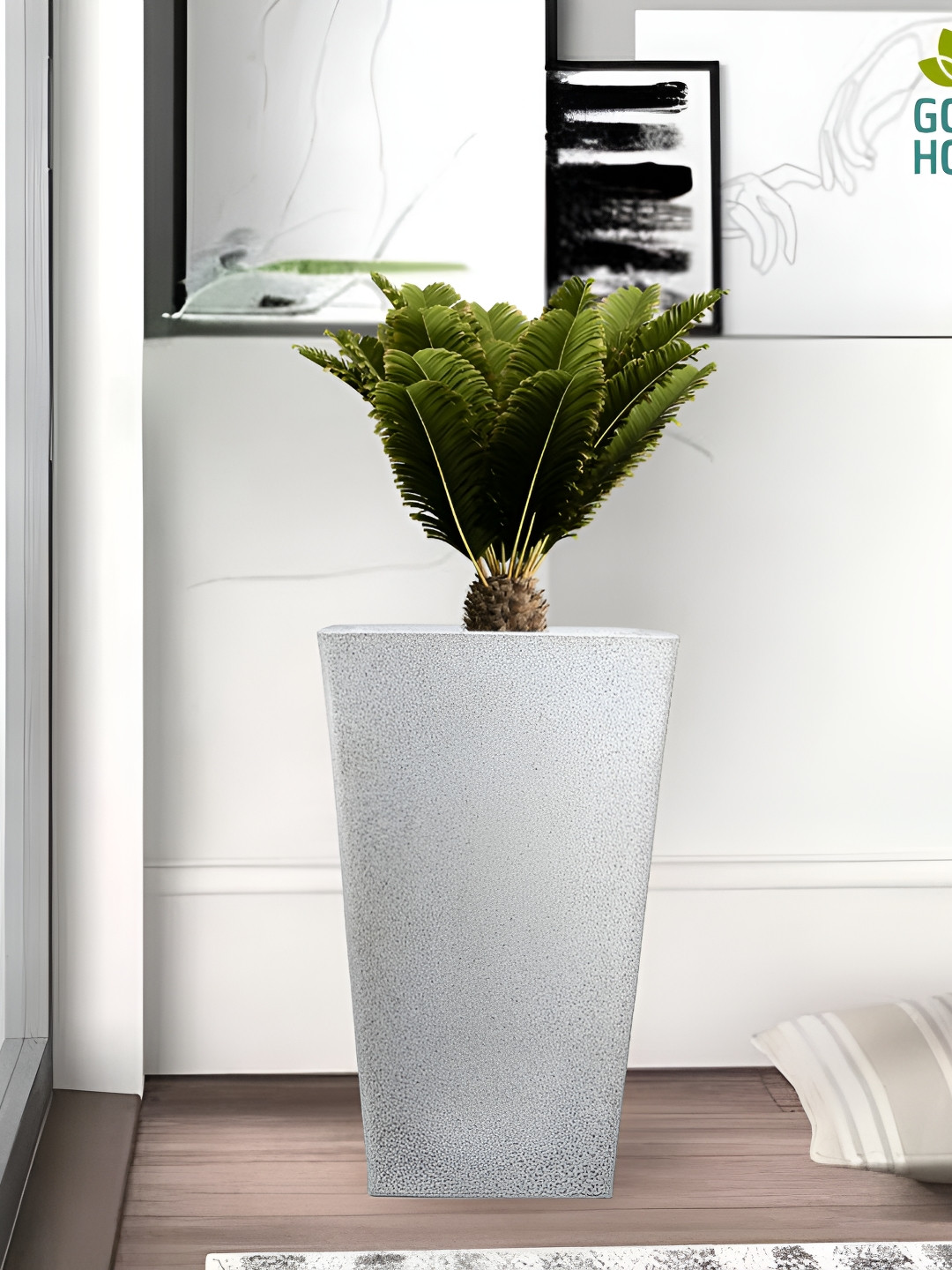 Go Hooked Decorative Planter & Indoor Outdoor  Flower Pot Matrix (12X18)