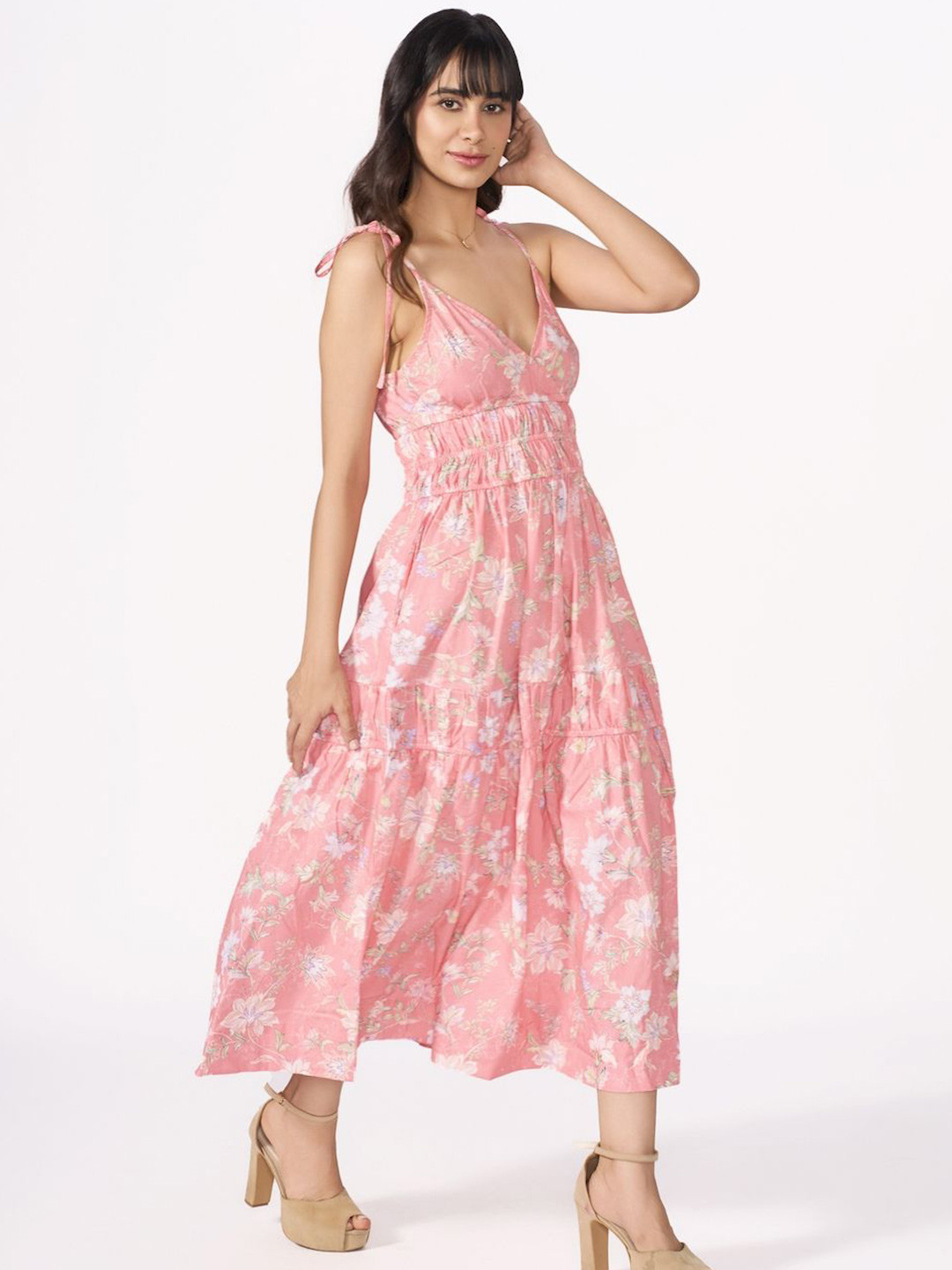 How When Wear Floral Print Maxi Dress