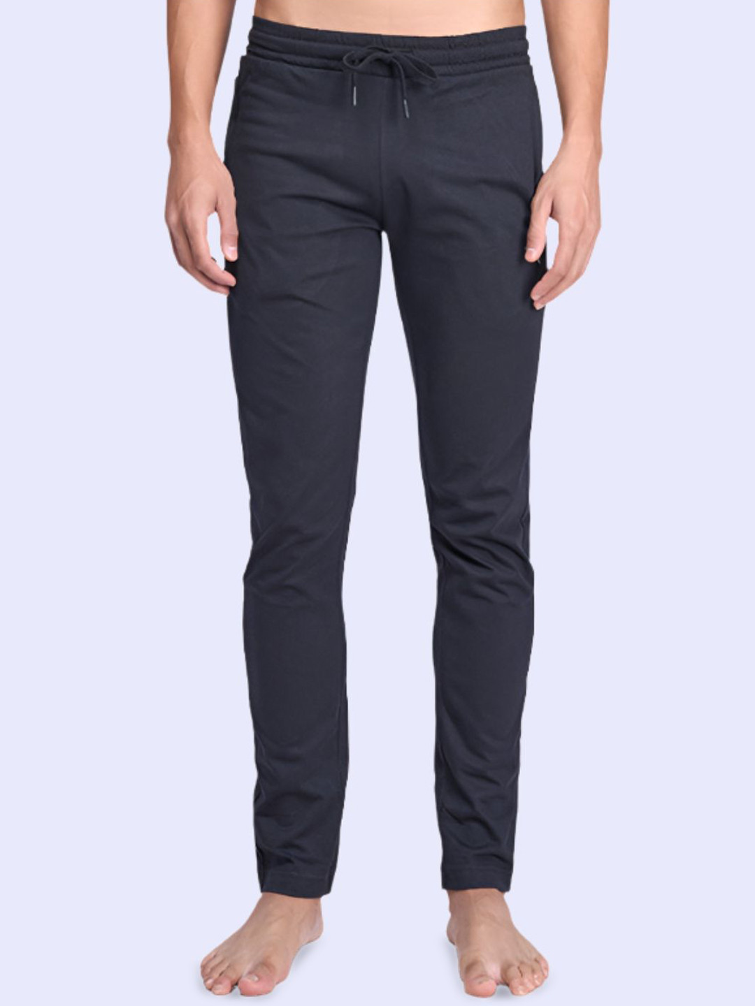 Ramraj Combed Cotton Side Sew Panel Smart Fit Lounge Pants With Pockets