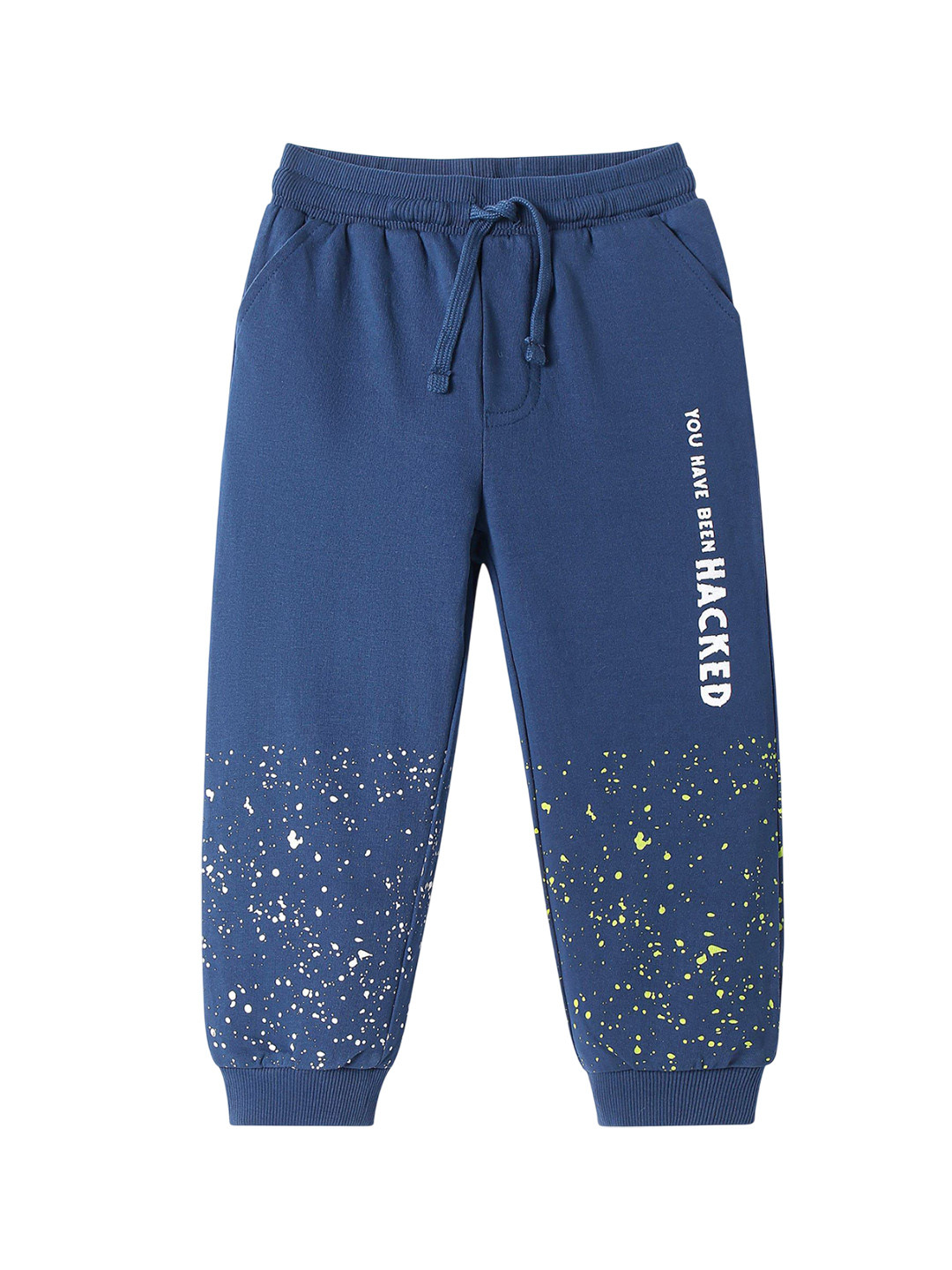 Honeyhap Infant Boys Splash Print Pure Cotton Bio Finish Joggers