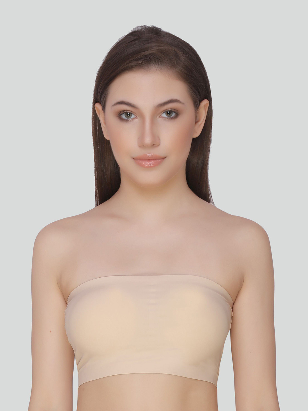 Glamoras Women Padded Bandeau Medium Coverage Bra