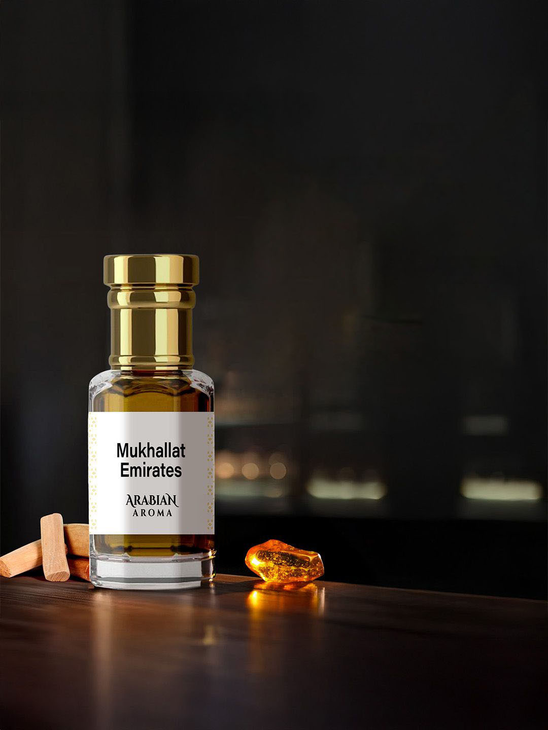 Arabian Aroma Mukhallat Emirates Long Lasting Attar - 6ml