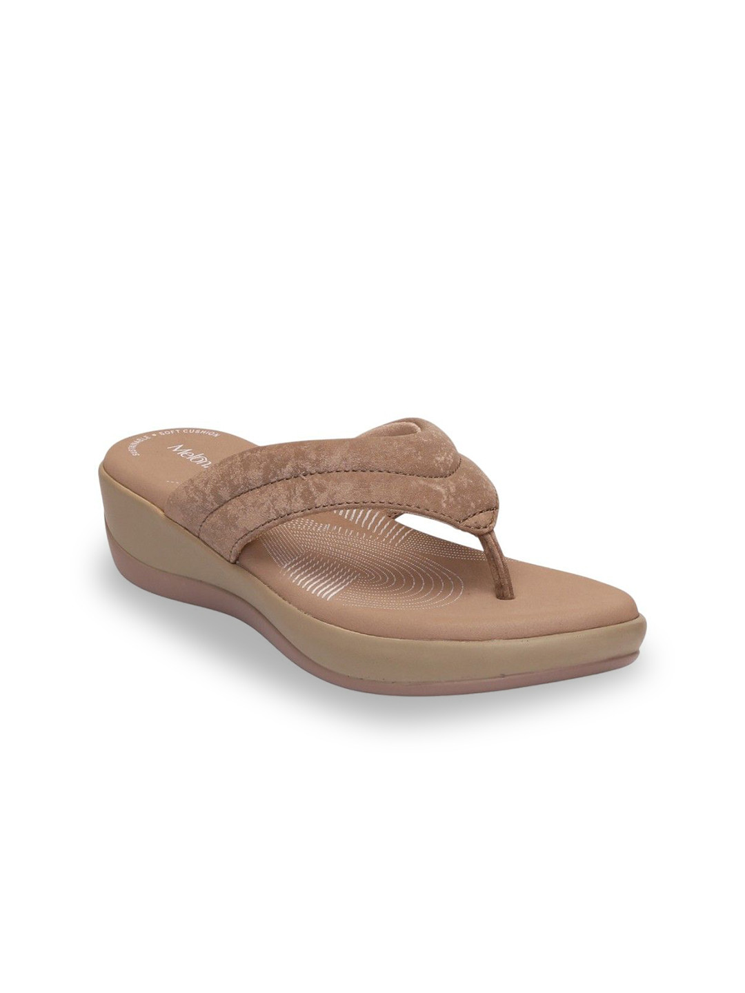 Melonz Slip-On Open Toe Flats