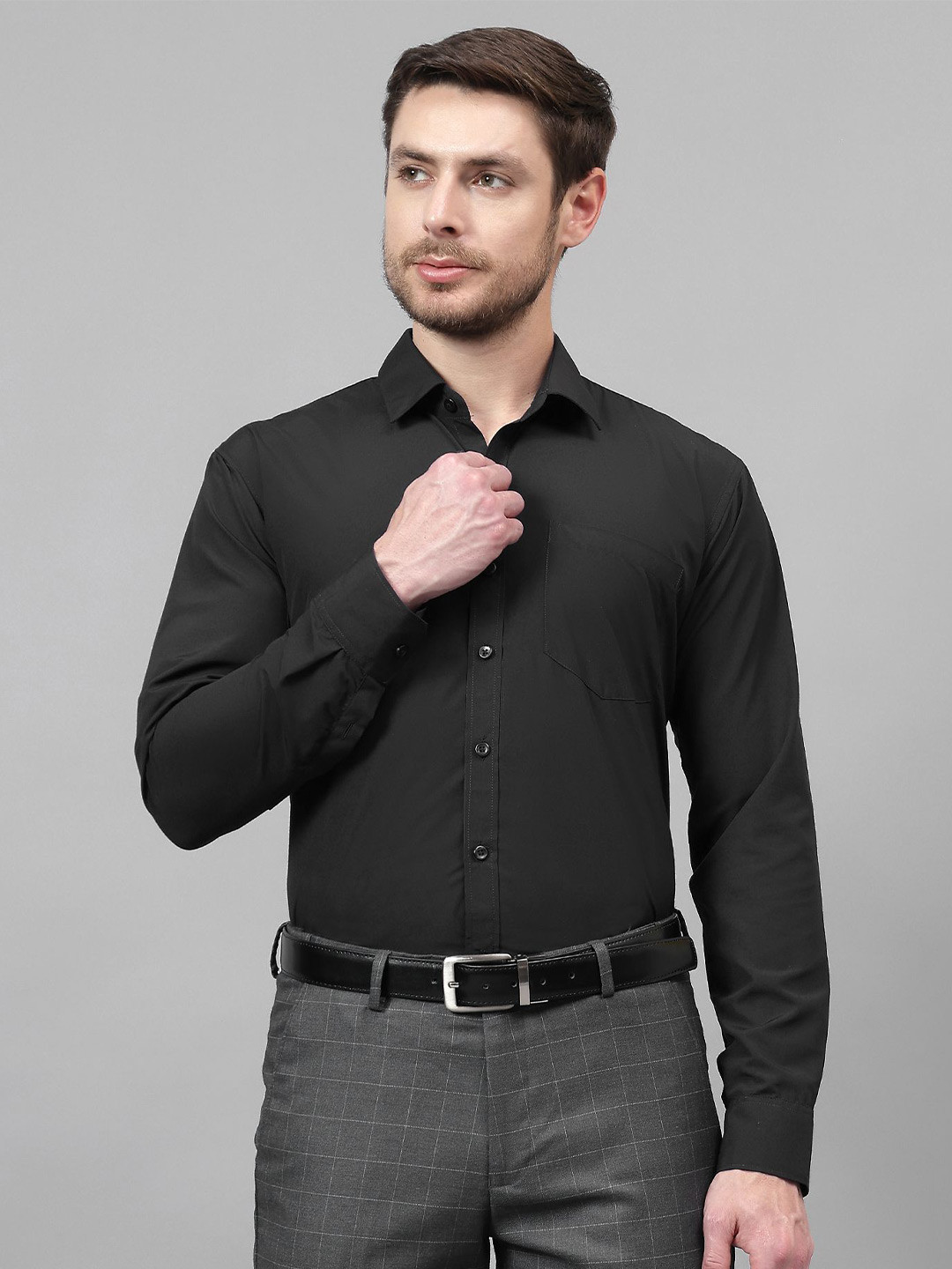 RARE CAMEL Men Slim Fit Opaque Formal Shirt