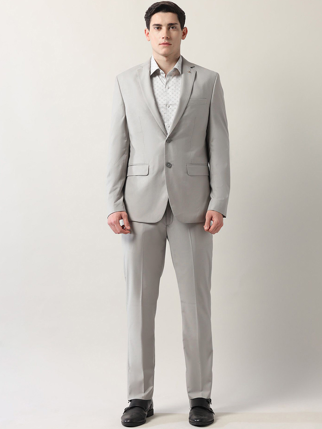 Arrow 2-Pc Notched Lapel Single Breasted Long Sleeves Formal Suit