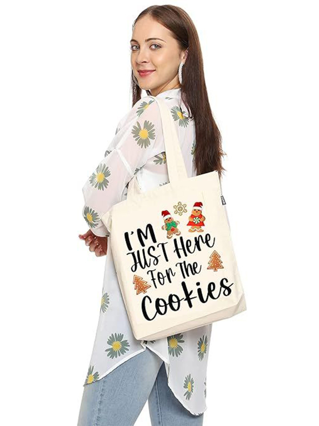 the sack co Typography Printed Shopper Tote Bag