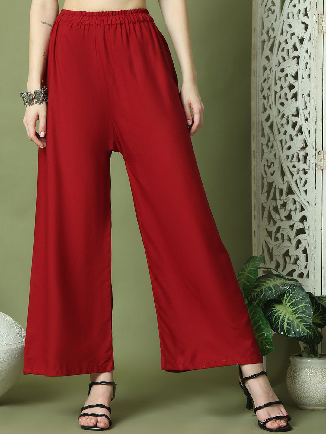 TAG 7 Women Flared Palazzos