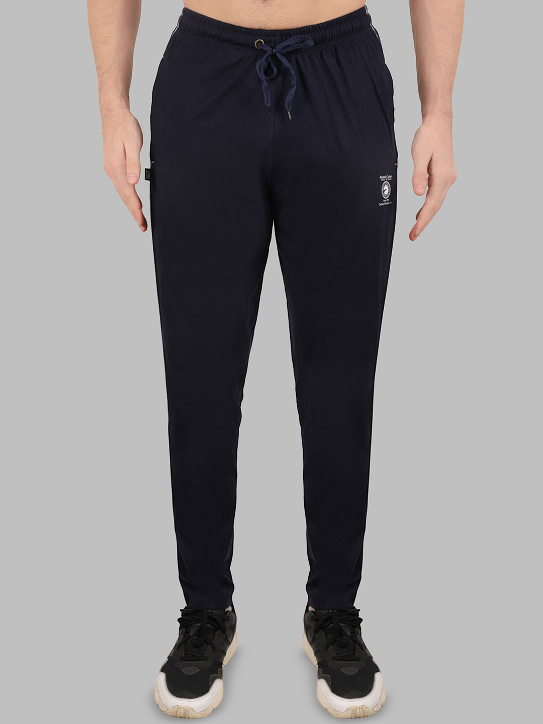 MOUNTAIN COLOURS Men Pure Cotton Mid Rise Track Pants