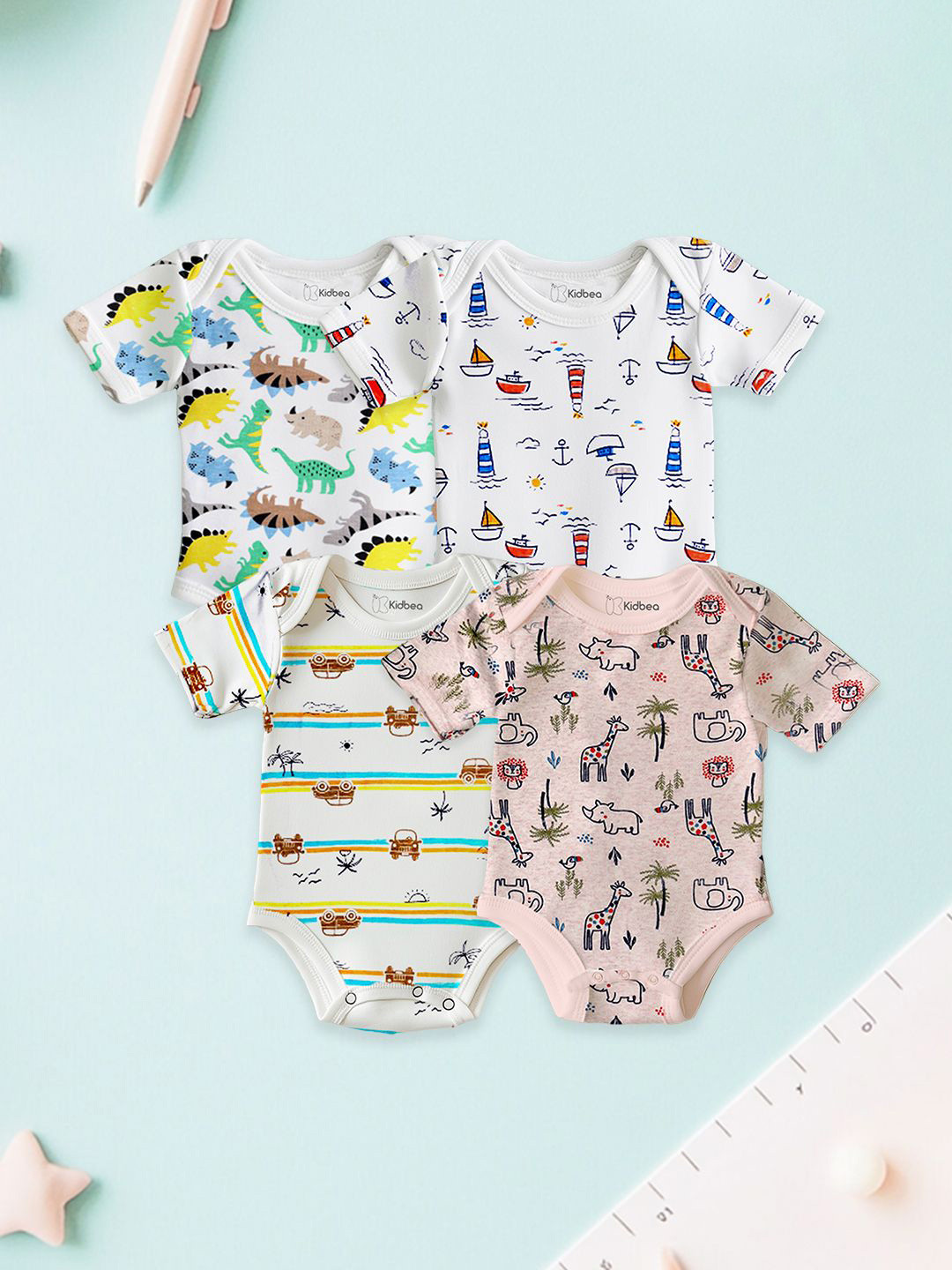 Kidbea Infants Pure Organic Cotton Onesie