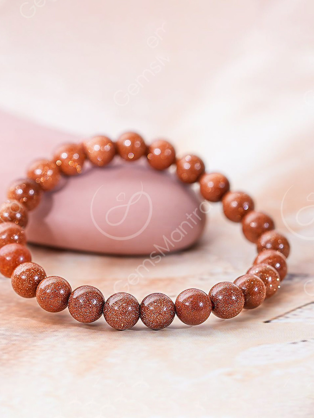 Gemsmantra Unisex Sunstone Bracelet