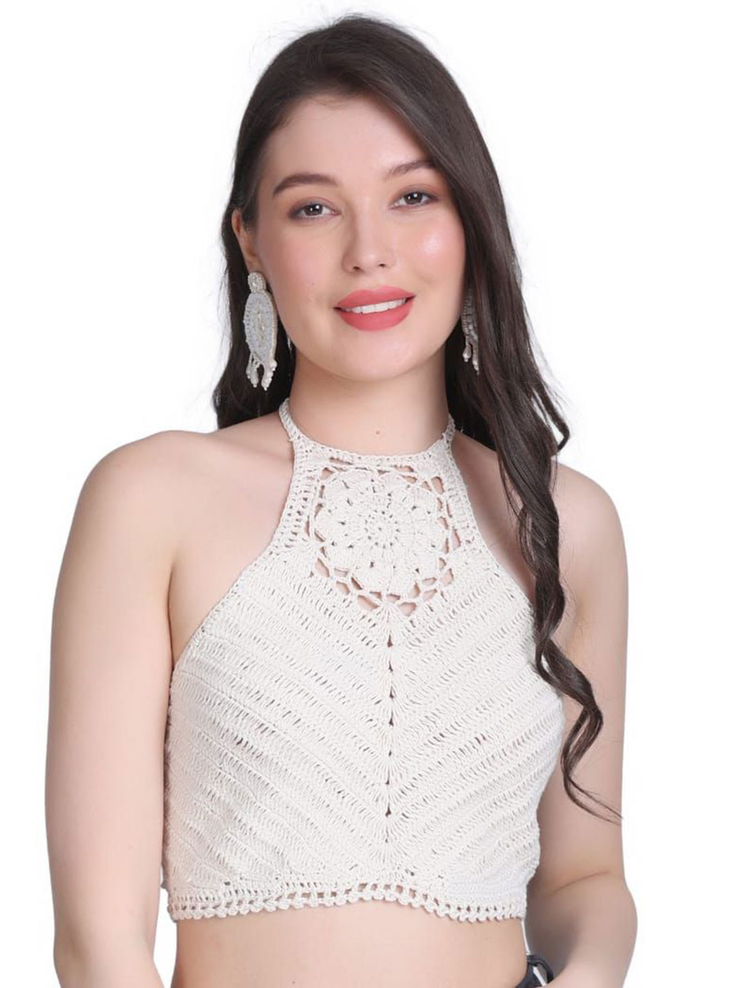 NYCRA Cotton Crochet Crop Top