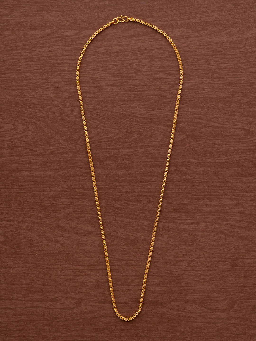 ELEGANTDREAM Gold-Plated Interlocking Chain