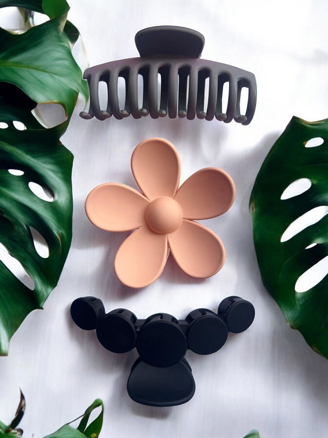 CHRONEX Set Of 3 Designer Claw Clip
