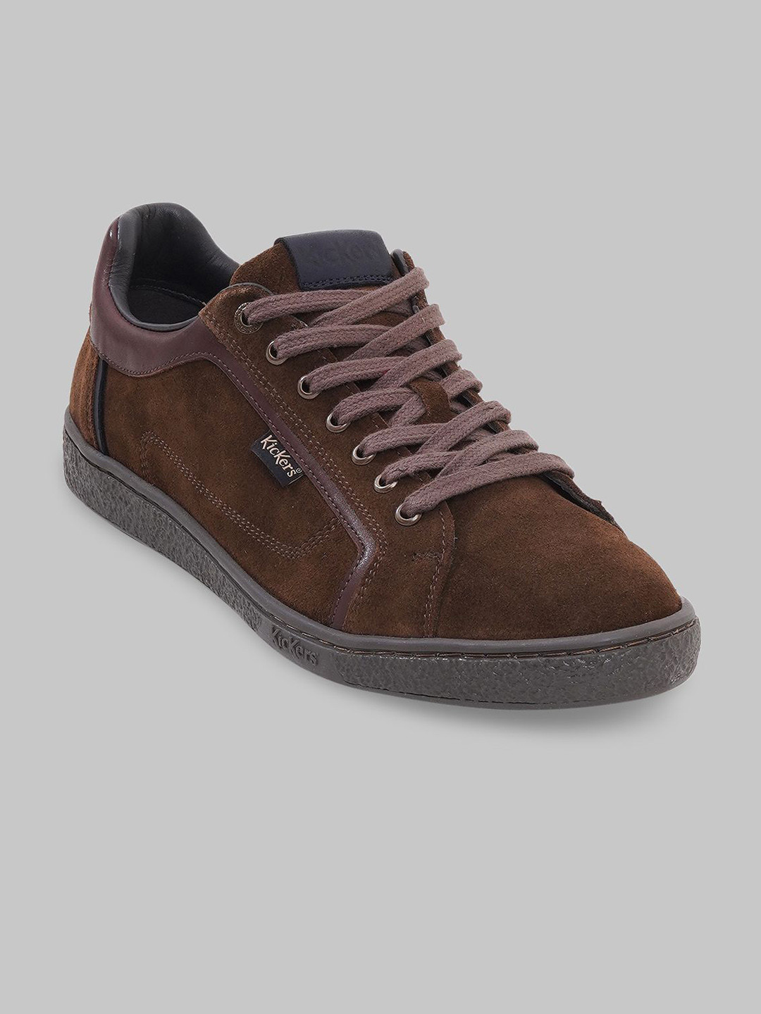 Kickers Men Colourblocked Leather Sneakers