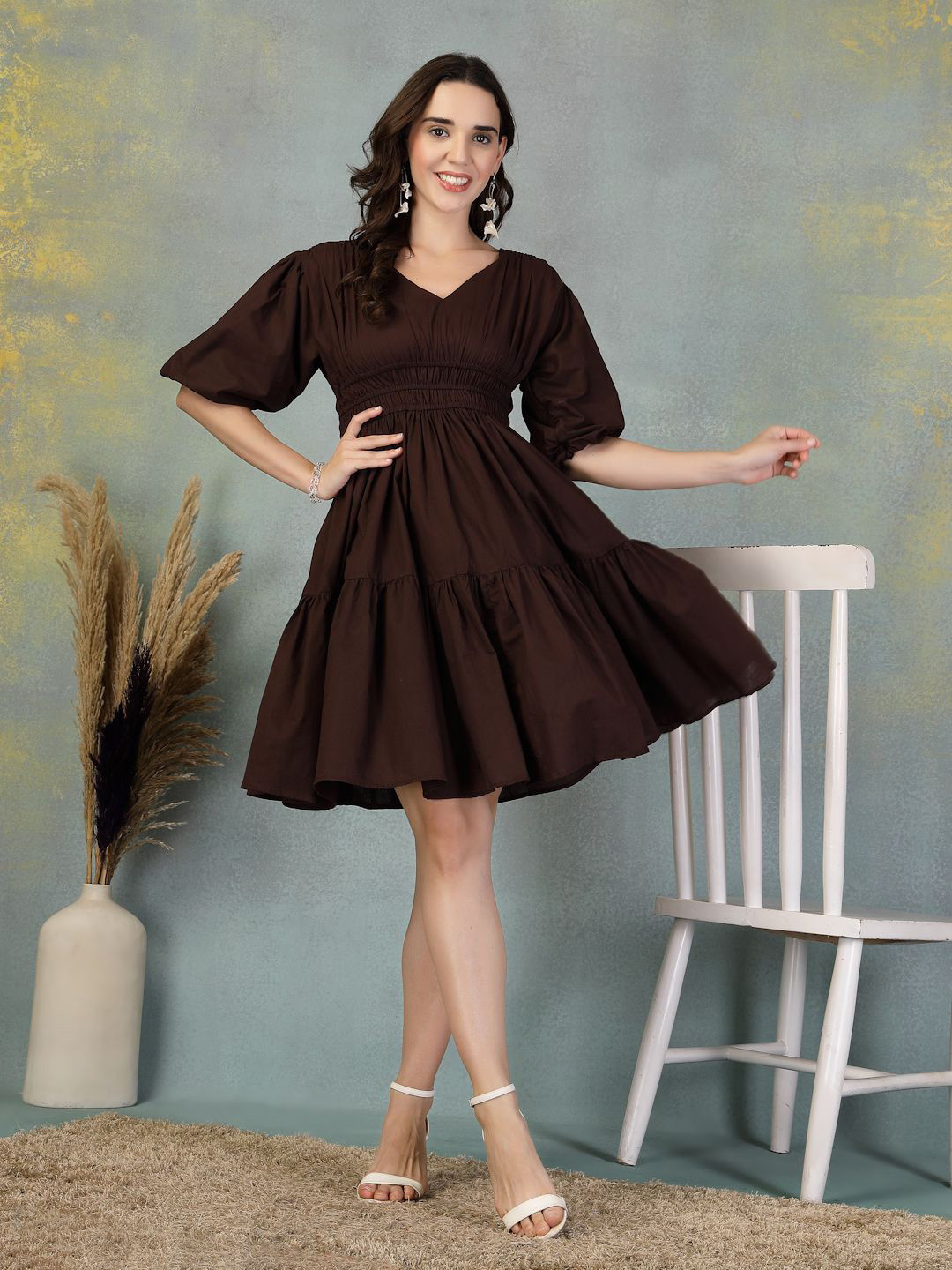 Shine N Sober Fit & Flare Dress