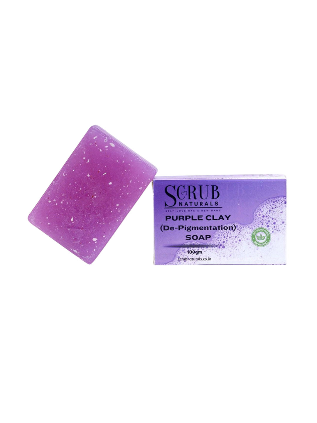 SCRUB NATURALS Purple Clay De Pigmentation Soap - 100 g
