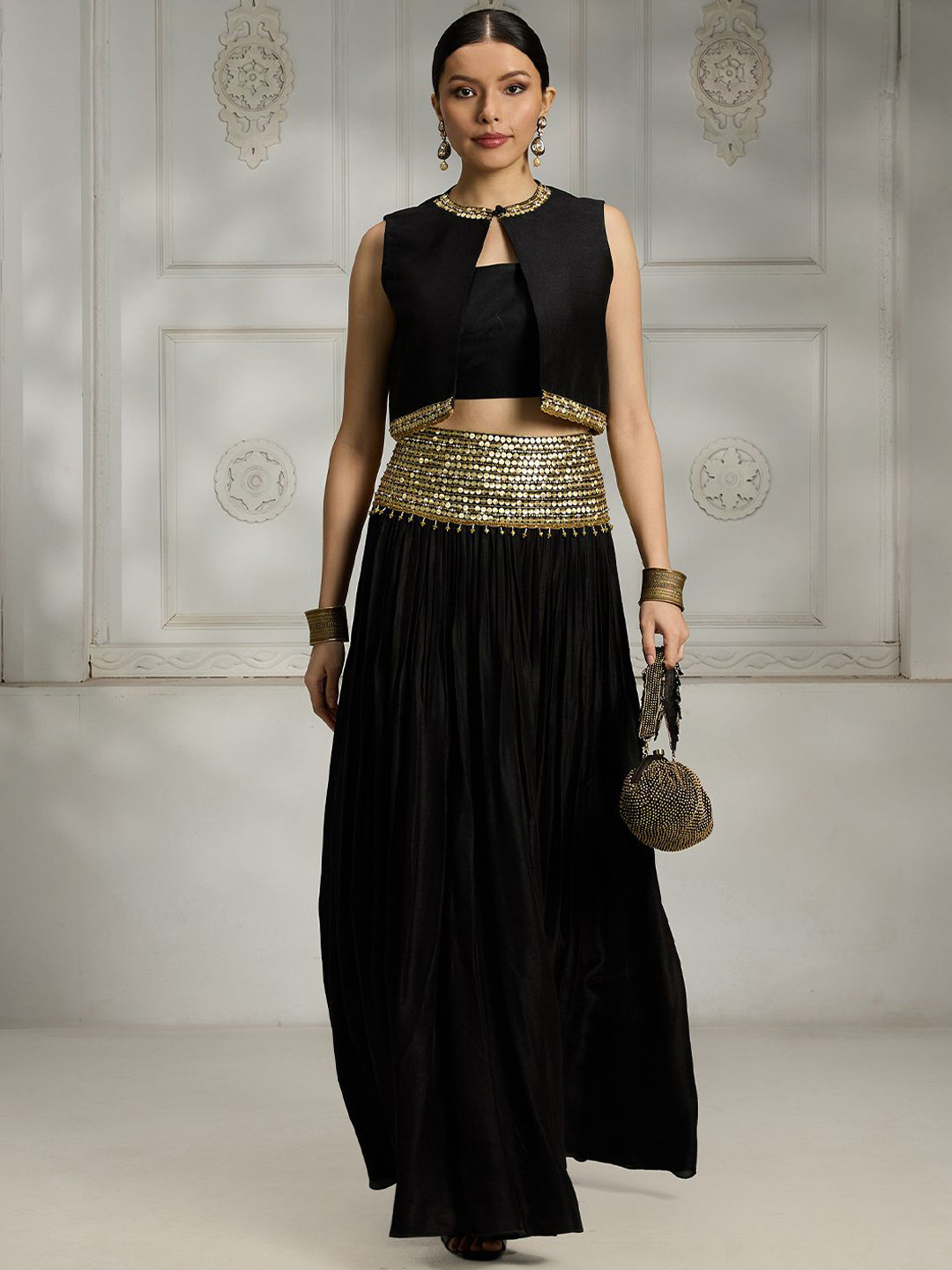 Rivaar By Rocky Star Square Neck Top Jacket & Skirt Co-Ords