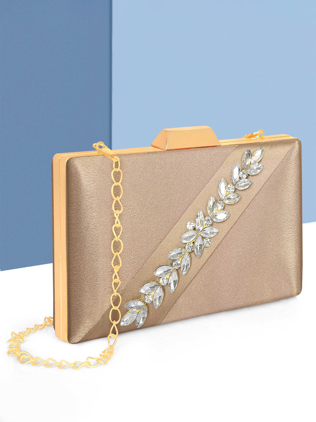 MISHA Shoulder Strap Box Clutch
