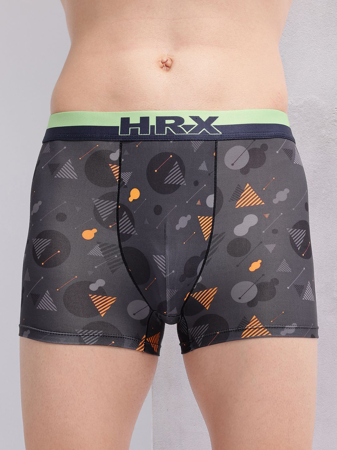 HRX by Hrithik Roshan Pack Of 2 Printed Ultrasoft Trunks PACK-2-HTO-PV-Print-111-S
