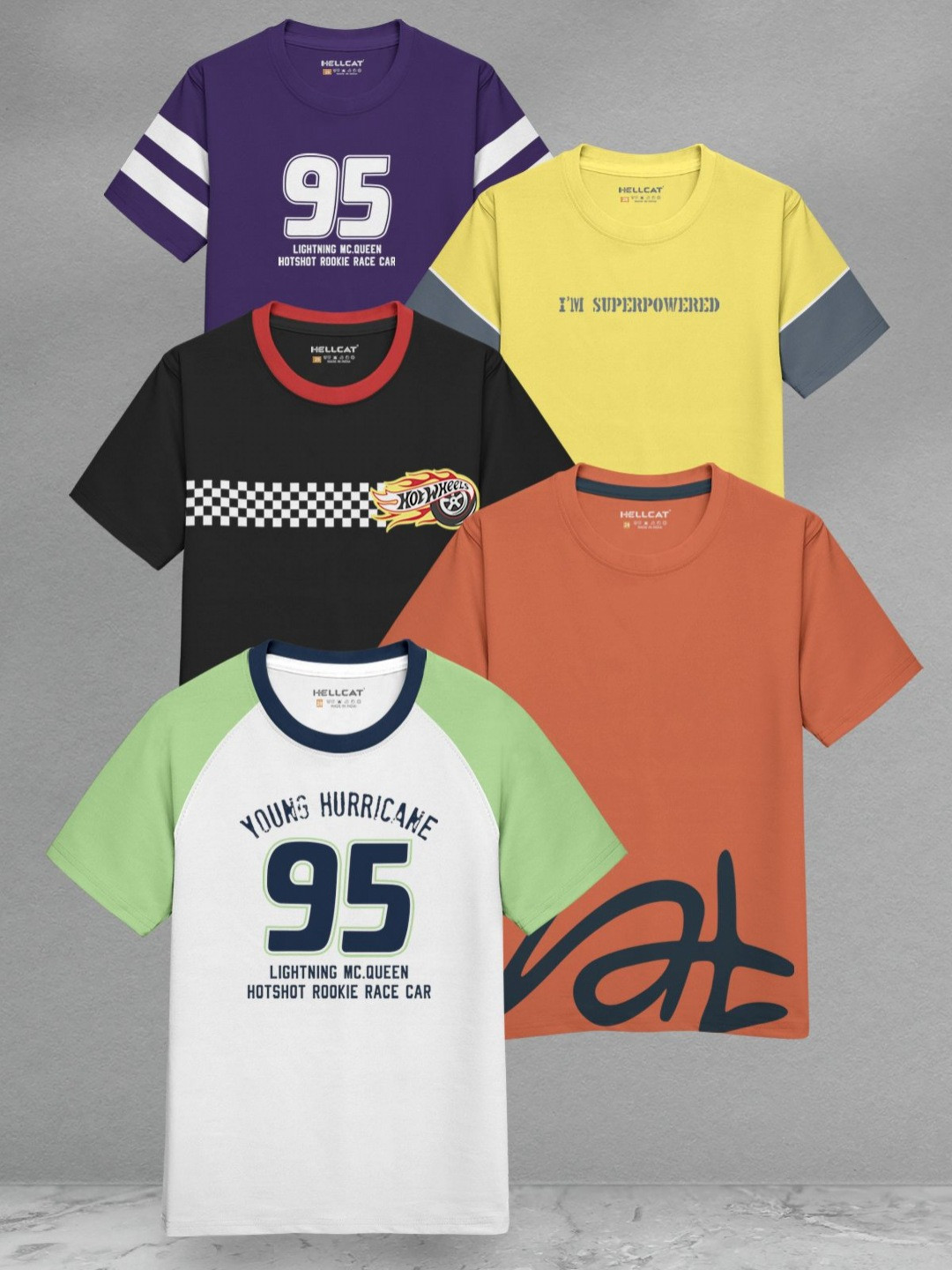 HELLCAT Boys 5 Printed Pockets T-shirt