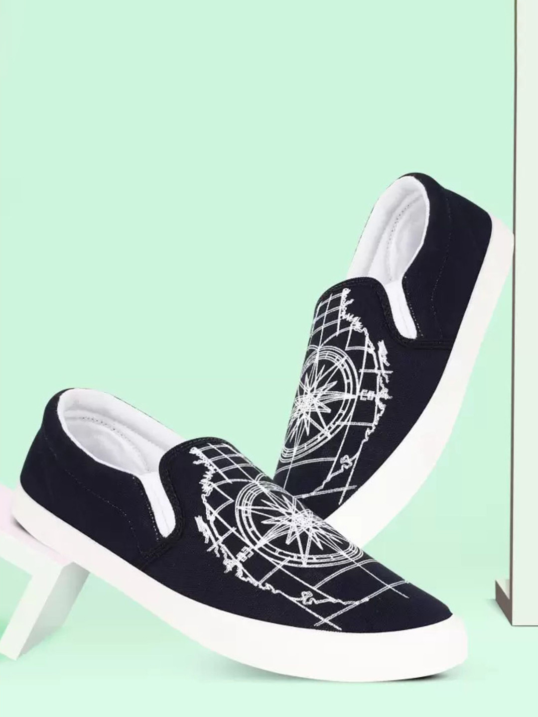 HOTSTYLE Men Printed Slip-On Sneakers