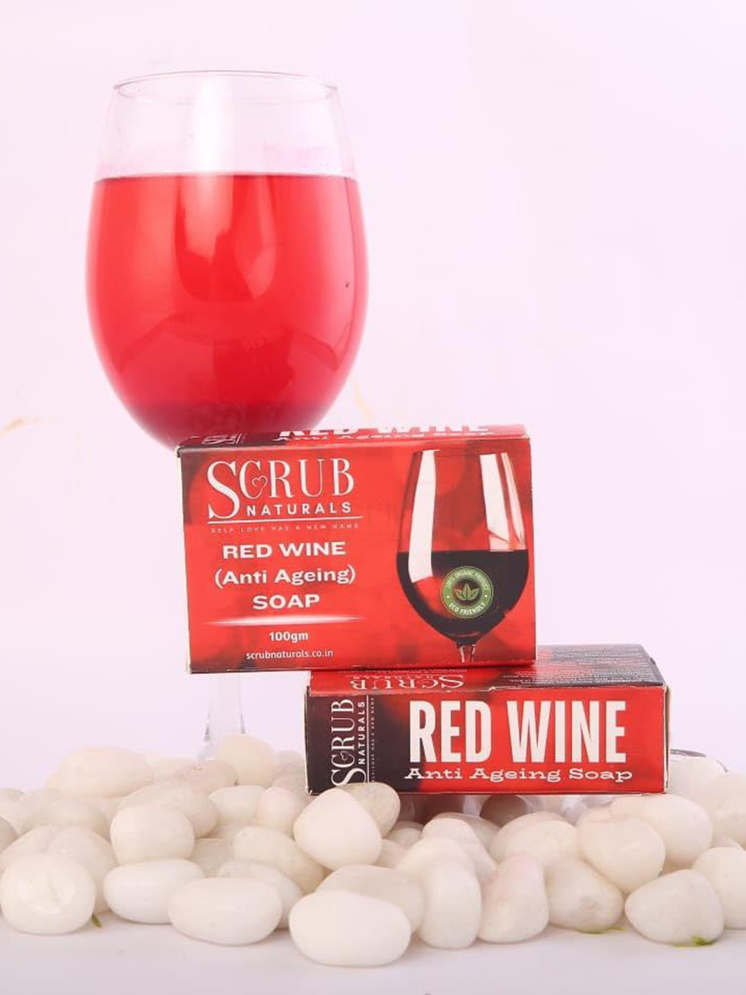 SCRUB NATURALS Red Wine Anti Aging Soap - 100 g