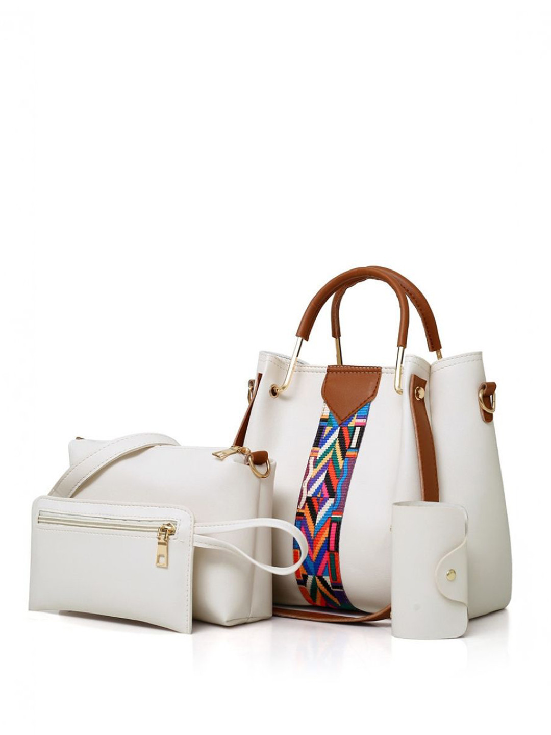 CORSICA Set Of 4 Structured Handheld Bag