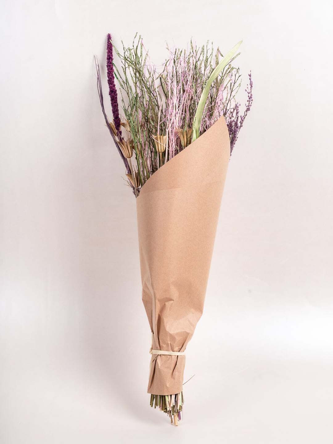 The Wishing Chair Purple And Beige Bouquet of Posies Artificial Flower