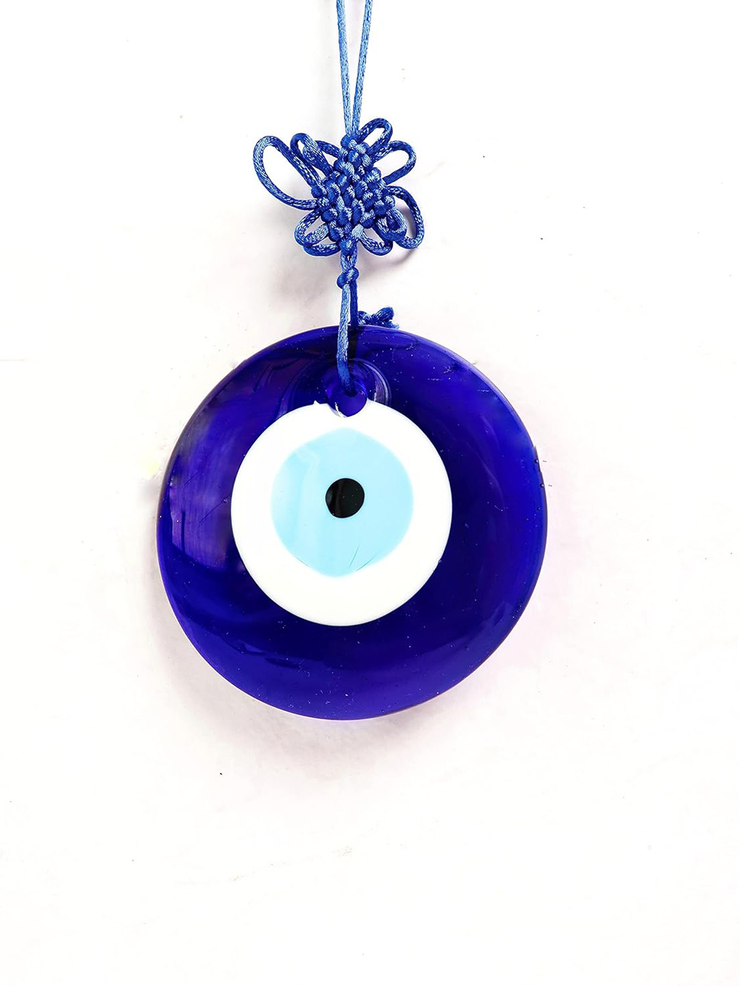 The Spiritual Living Evil Eye Hanging Glass Glossy Hall Wall Hangings-6.5In