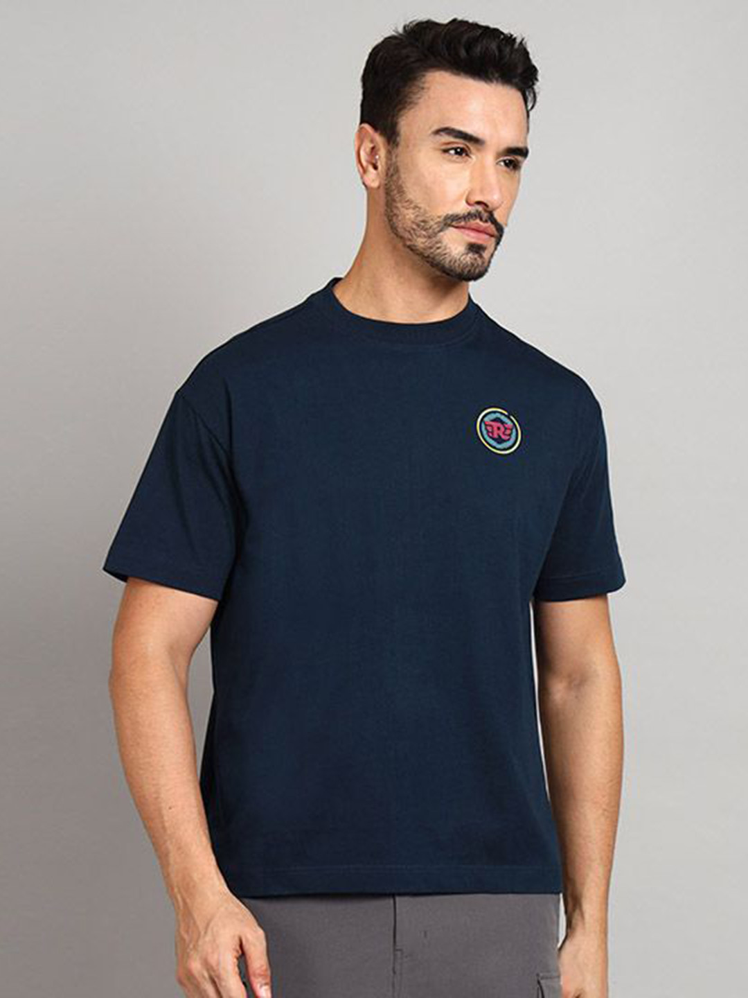 Royal Enfield Men Applique T-shirt