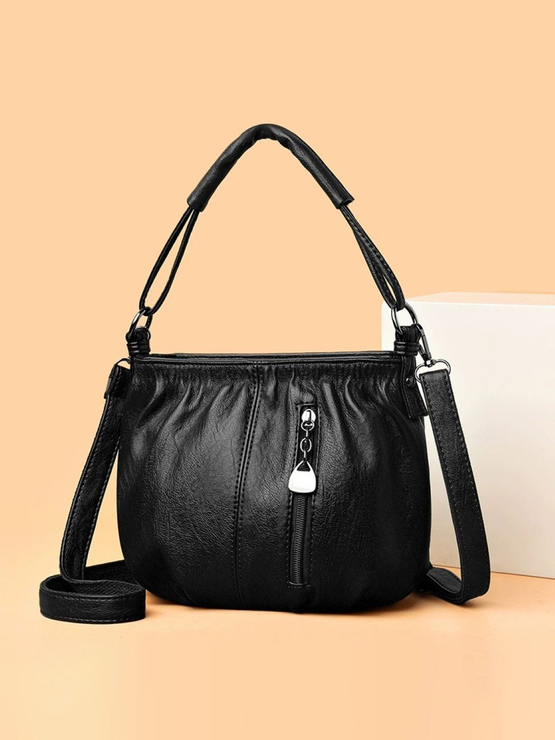 CORSICA Solid Small Swagger Satchel Bag