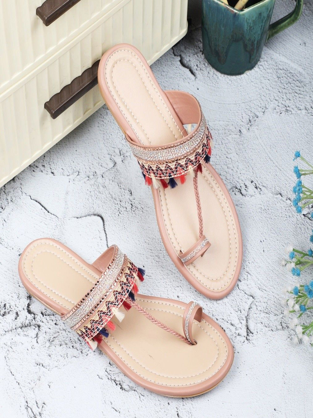 SKOLL Women T-Strap Flats