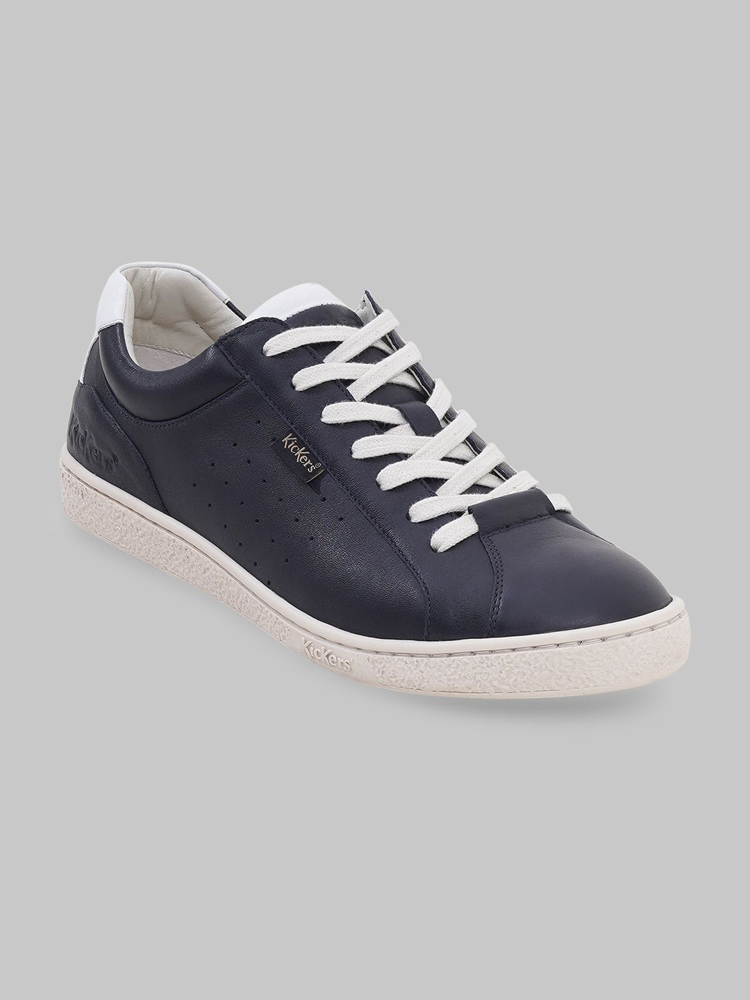 Kickers Men Colourblocked Leather Sneakers
