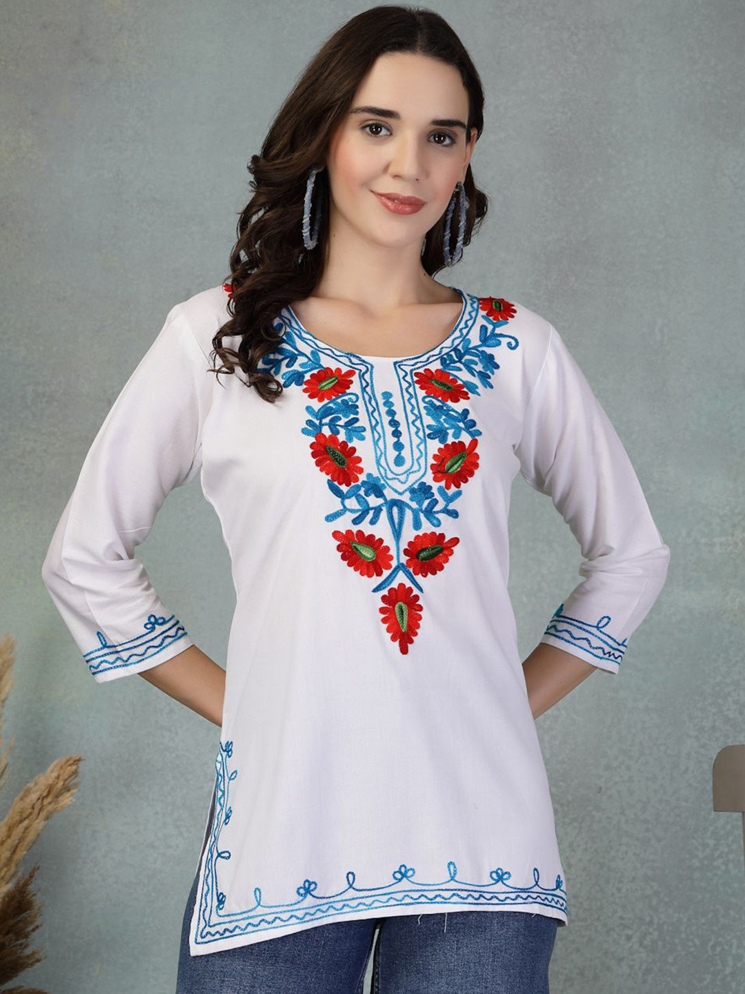 Shine N Sober Embroidered Tunic