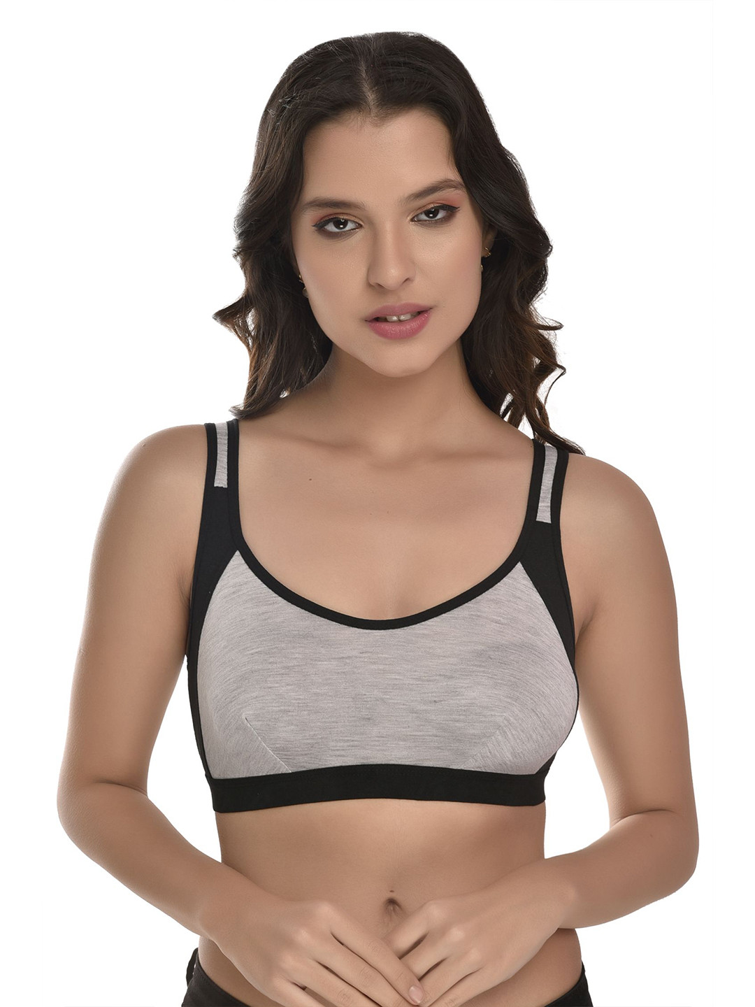 HICODE Women Full Coverage Non Padded Sports Bra