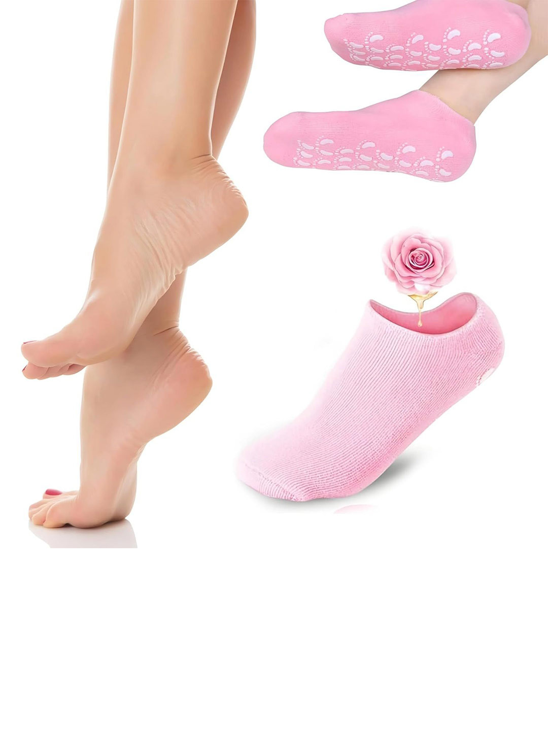 Adbeni Unisex Cotton Dry Cracked Heel Repair Ankle Length Socks