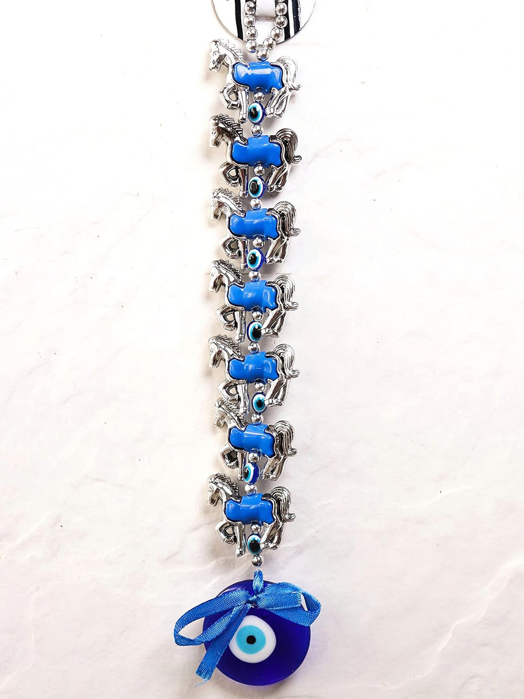 The Spiritual Living Evil Eye Glass Glossy Hall Wall Hangings-12In