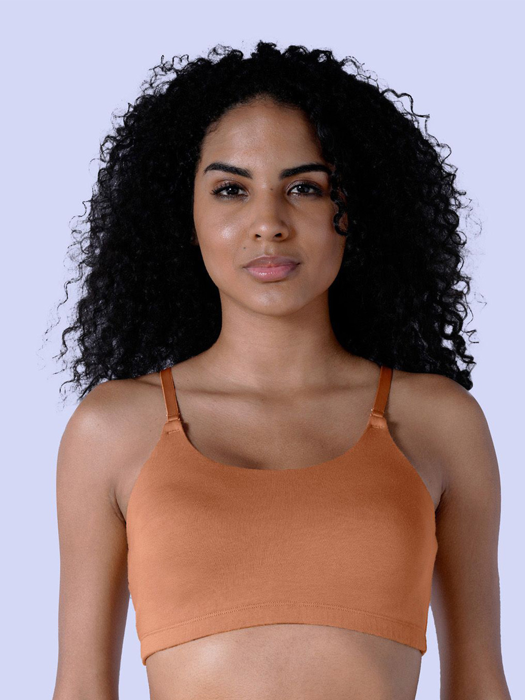 Soie Seamless Cloud Soft Slip-on Lounge Bra with Detachable Straps