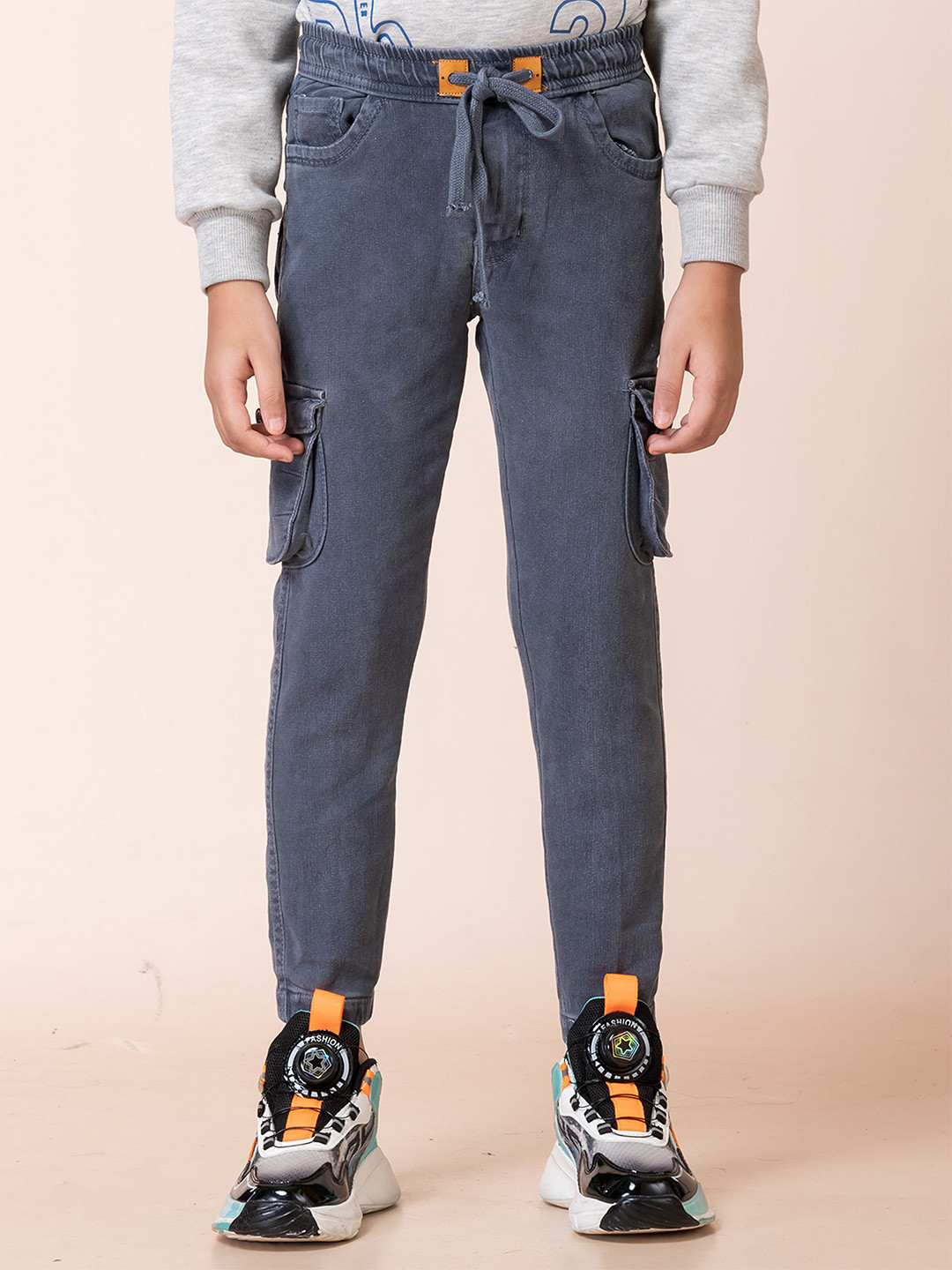 AFLASH Boys Mildly Distressed Jeans