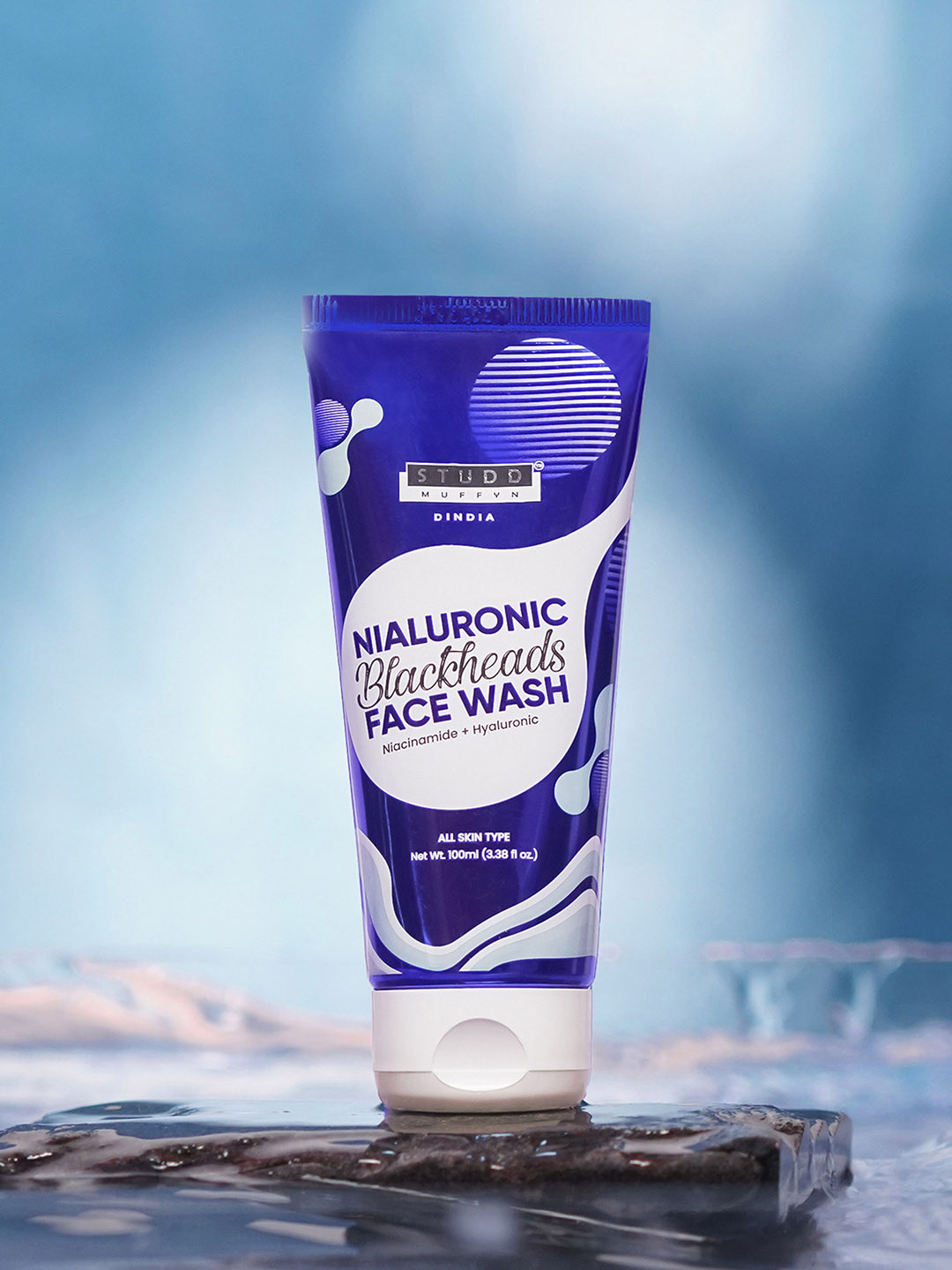 Studd Muffyn Nialuronic Blackheads Face Wash To Removes Blackheads - 100 ml