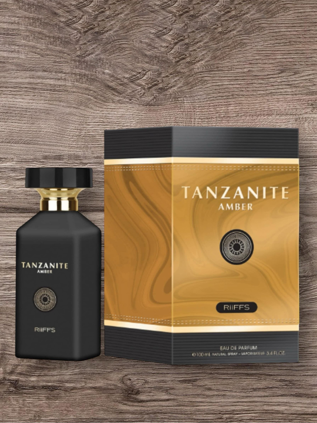 RIIFFS Men Tanzanite Amber Long Lasting Eau de Parfum - 100 ml