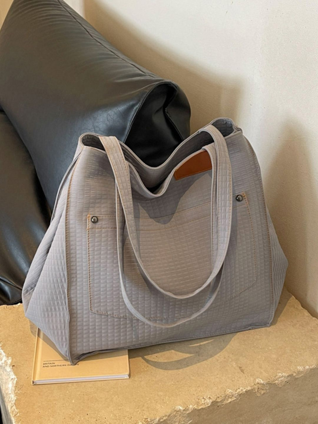 CORSICA PU Structured Handheld Bag